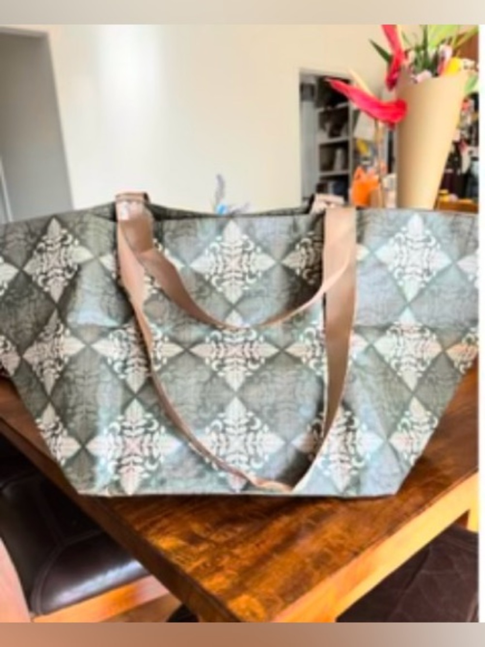 TattedMumCreations Hawaiian print Bebeh bag